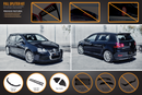 FLOW Designs  MK5 Golf R32 Full Lip Splitter Set - MODE Auto Concepts