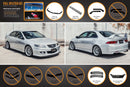 Honda Accord Euro PRE-FACELIFT CL7/CL9 Full Lip Splitter Set - MODE Auto Concepts