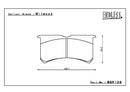 Endless Brake Pad Set RCP106 MX72 20mm-2