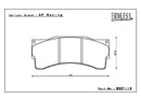 Endless Brake Pad Set RCP115 S330-2