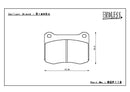 Endless Brake Pad Set RCP119 MX72-2
