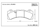 Endless Brake Pad Set RCP124 MX72-2