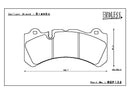 Endless Brake Pad Set RCP132 MX72-2