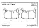 Endless Brake Pad Set RCP171 MX72-2