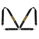 Sabelt 4-Point Steel Harness – 3" Shoulder / Lap Belts (Pull-Up) (Black)-1