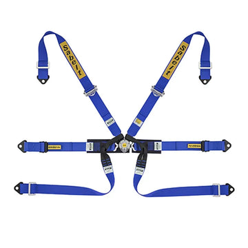 Sabelt 6-Point Alloy FORMULA Harness – 2" Shoulder / Lap Belts (Pull-Up) (Blue)
