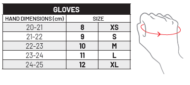 Sabelt Geckotech TG-11 Gloves - Red