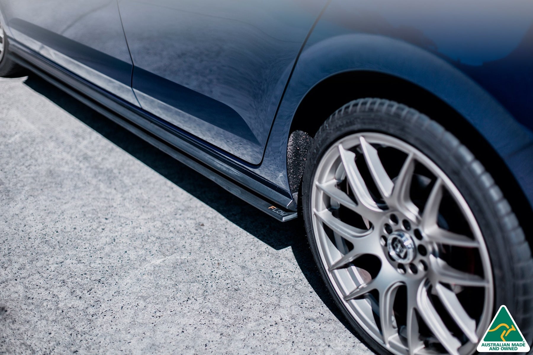 FLOW Designs  AW Polo GTI Side Skirt Splitters (Pair) - MODE Auto Concepts
