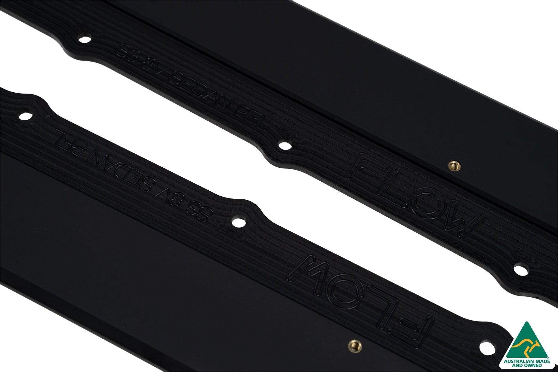 FLOW Designs  S3 8V Sedan Pre-Facelift Side Skirt Splitters V3 (Pair) - MODE Auto Concepts