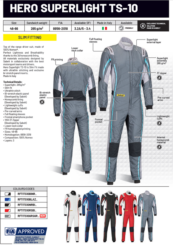 Sabelt Custom Race Suits