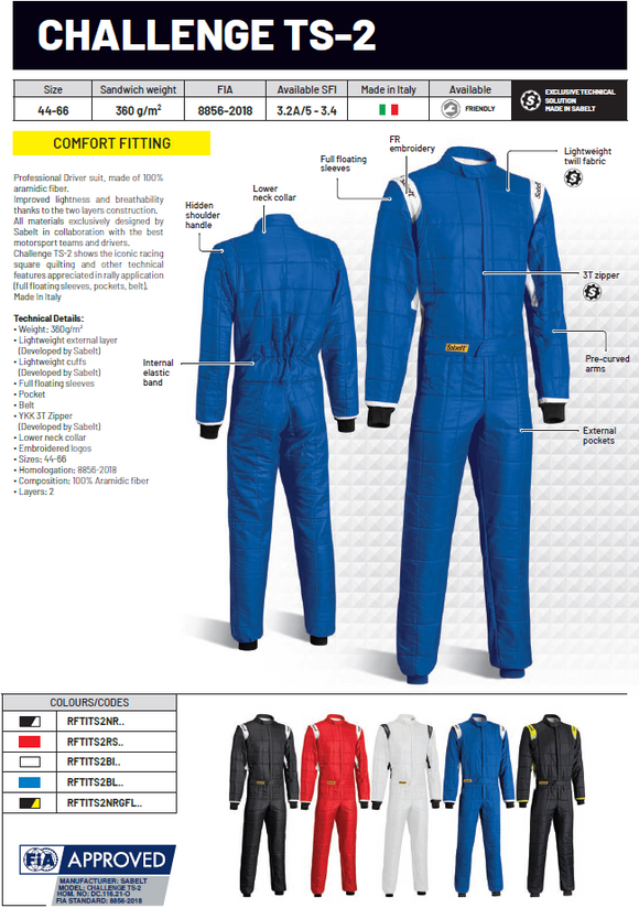 Sabelt Custom Race Suits