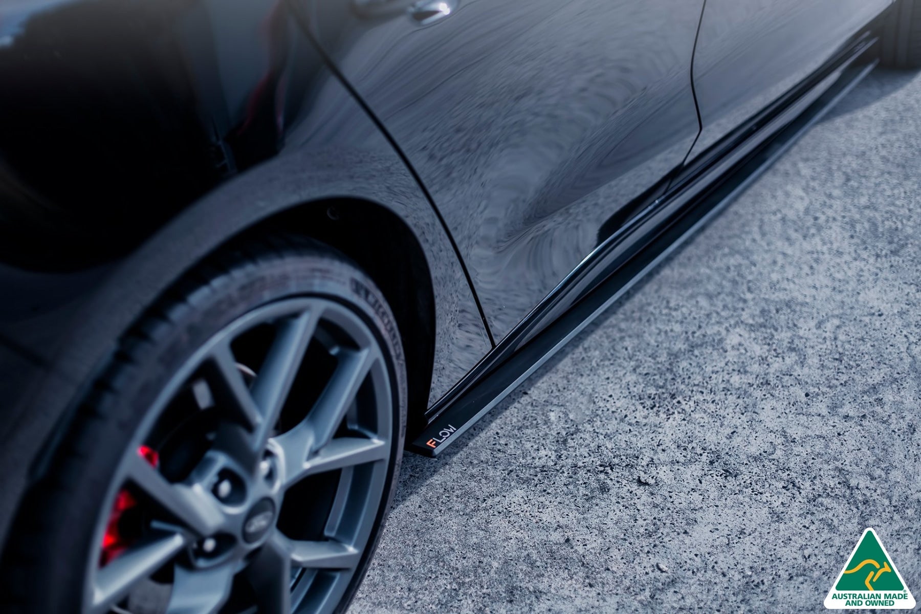 FLOW Designs  MK4 & MK4.5 Focus ST Side Skirt Splitters (Pair) - MODE Auto Concepts