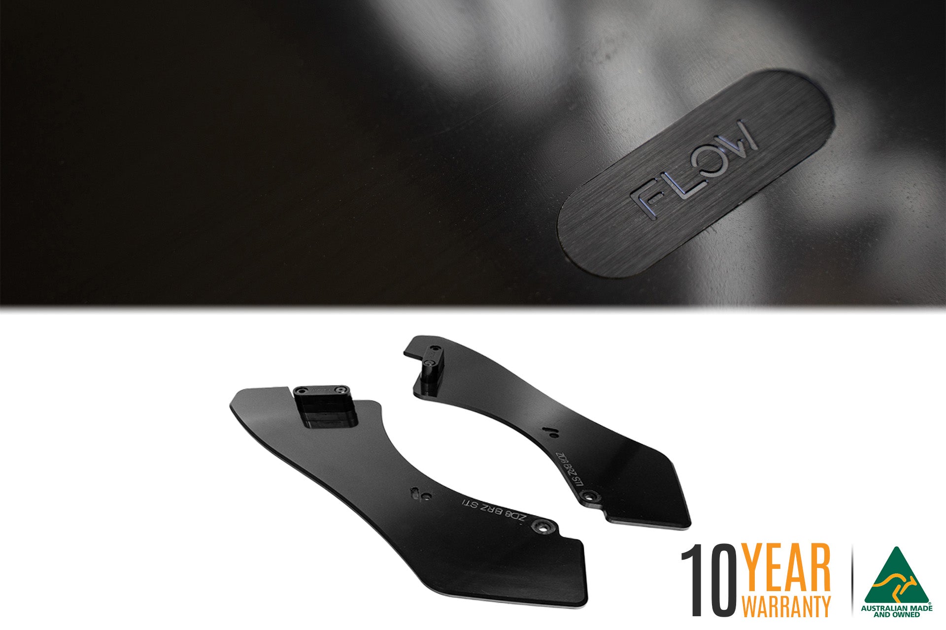 FLOW Designs  ZD8 BRZ STI Rear Spats (GLOSS; Pair) - MODE Auto Concepts