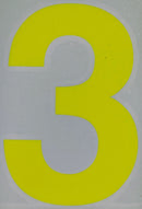 Motorsport Australia Fluro Window Number Stickers-6