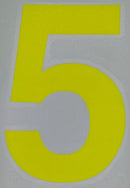 Motorsport Australia Fluro Window Number Stickers-8