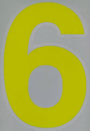Motorsport Australia Fluro Window Number Stickers-9