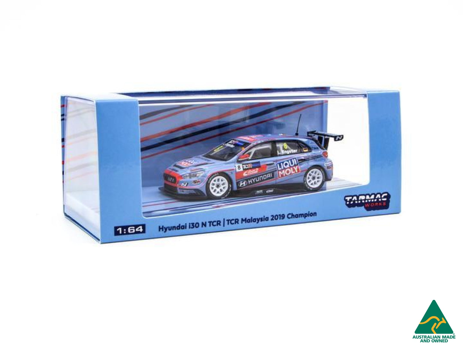 FLOW Designs  Tarmac Works 1/64 Hyundai i30N TCR Malaysia 2019 Champion - MODE Auto Concepts
