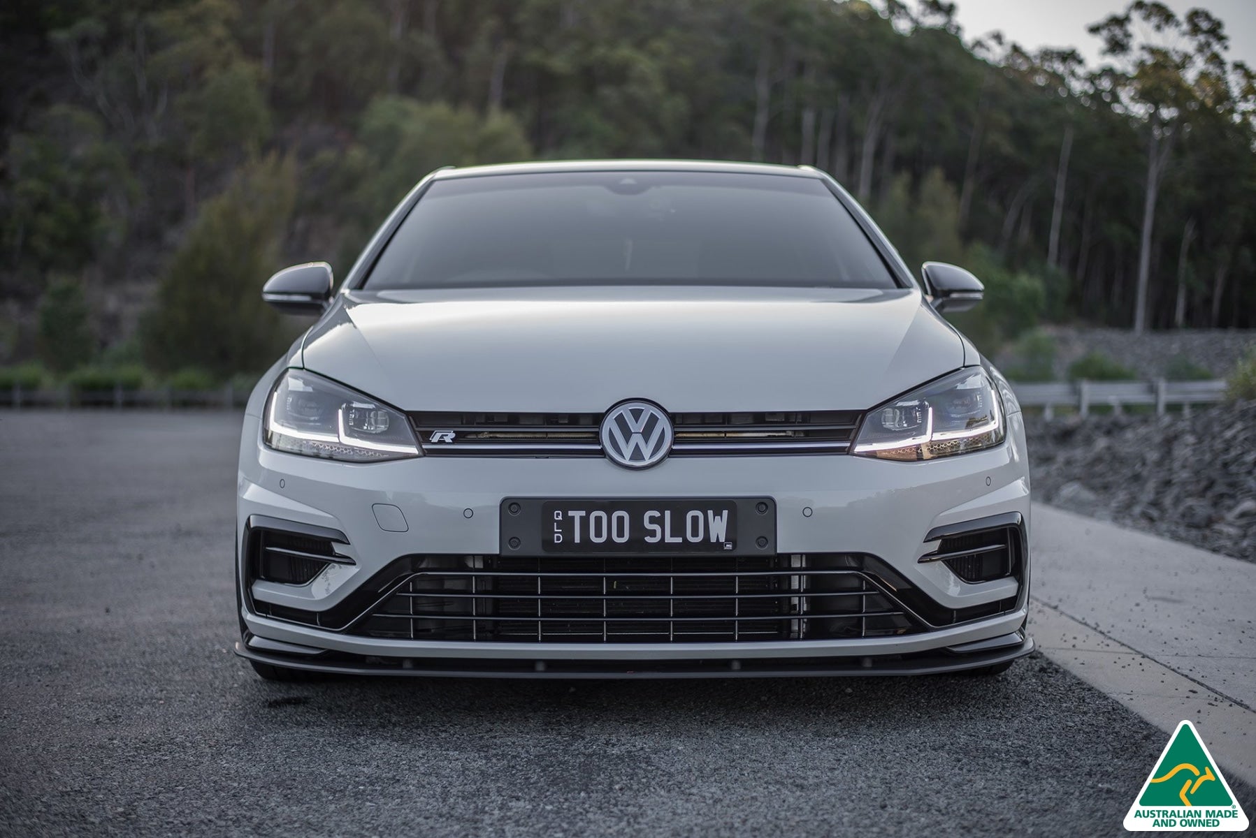 FLOW Designs  MK7.5 Golf R Front Lip Splitter - 0