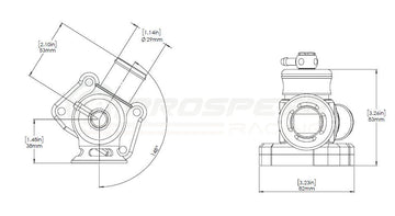 Turbosmart Kompact BOV Blow Off Valve Plumb Back/Dual Port - MODE Auto Concepts
