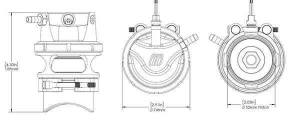 Turbosmart BOV RacePort EM GenV Sleeper PlumBack Female Flange - MODE Auto Concepts