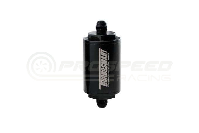 Turbosmart Billet Inline Fuel Filter 10um Black