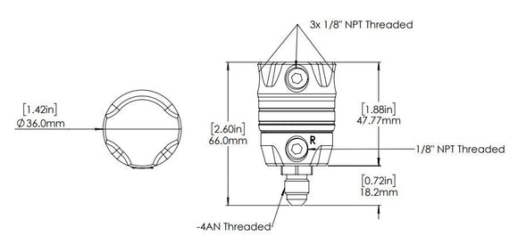 Turbosmart ProOPR Rising Rate Turbo Oil Pressure Regulator (Twin Outlet) - MODE Auto Concepts