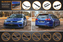 FLOW Designs  MK7 Golf R Wagon - Full Lip Splitter Set - MODE Auto Concepts