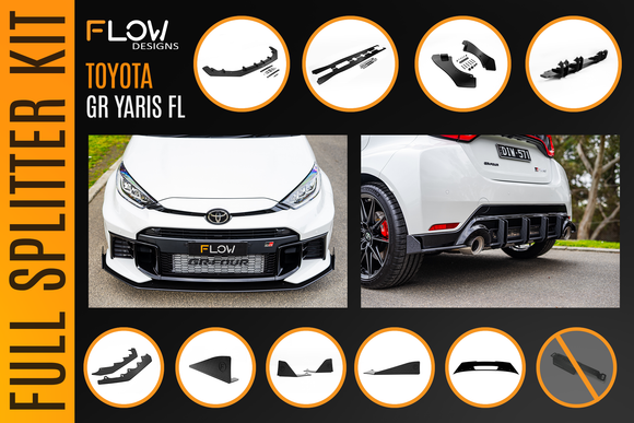 Toyota Yaris GR Gen2 2025 Full Lip Splitter Kit - MODE Auto Concepts