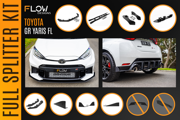 Toyota Yaris GR Gen2 2025 Full Lip Splitter Kit - MODE Auto Concepts