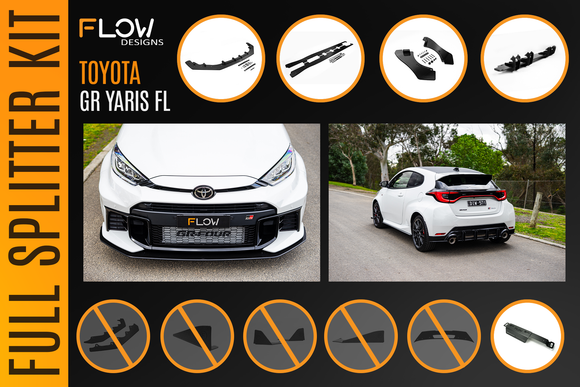 Toyota Yaris GR Gen2 2025 Full Lip Splitter Kit - MODE Auto Concepts