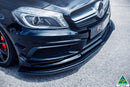 FLOW Designs  A45 AMG W176 (PFL) Front Lip Splitter Extensions (Pair) - MODE Auto Concepts
