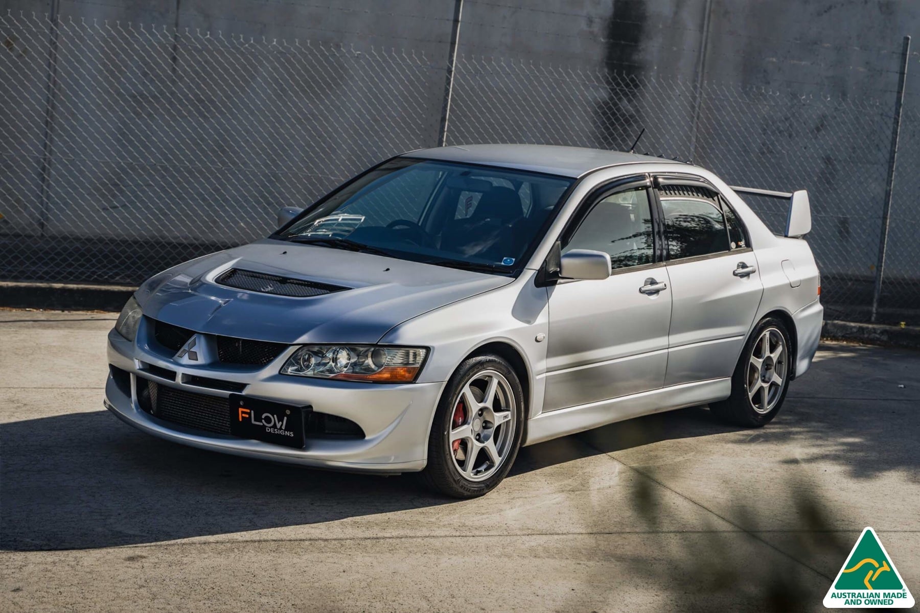 FLOW Designs Window Vents for Mitsubishi Lancer Evolution 7/8/9