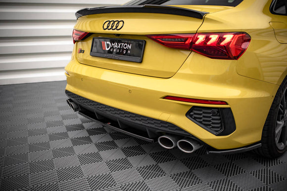 Maxton Design Central Rear Splitter Audi S3 8Y Sedan