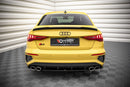 Maxton Design Central Rear Splitter Audi S3 8Y Sedan