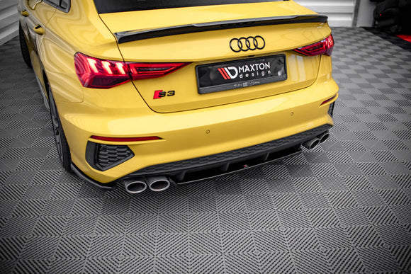 Maxton Design Central Rear Splitter Audi S3 8Y Sedan