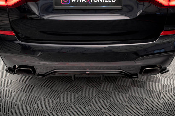 Maxton Design BMW X3 G01 M40i M40d Central Rear Splitter