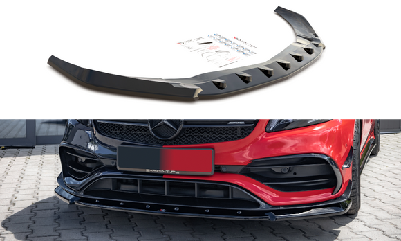 Maxton Design Front Splitter for V.1 Mercedes A45 W176 AMG AERO Facelift Front Lip