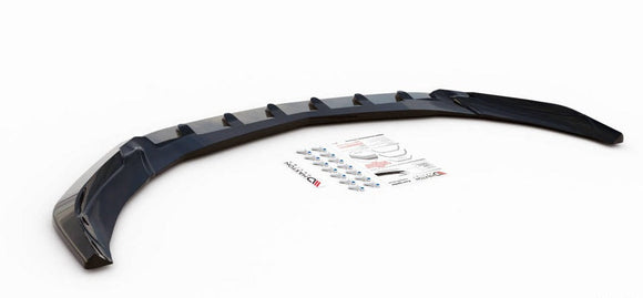 Maxton Design Front Splitter for V.1 Mercedes A45 W176 AMG AERO Facelift Front Lip