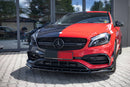 Maxton Design Front Splitter for V.1 Mercedes A45 W176 AMG AERO Facelift Front Lip