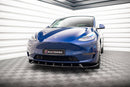 Maxton Design Front Splitter for V.1 Tesla Model Y Front Lip