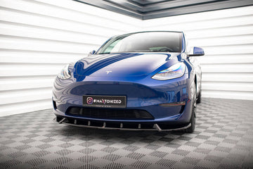 Maxton Design Front Splitter for V.1 Tesla Model Y Front Lip