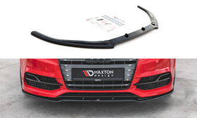 Maxton Design Front Splitter for Audi S3 8V / A3 8V Sline (Sedan, Cabrio) Front Lip V2