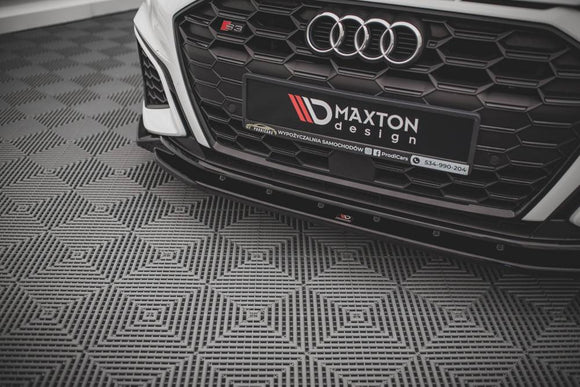 Maxton Design Front Splitter for V.2 Audi S3 8Y / A3 S-Line 8Y