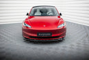 Maxton Design Front Splitter for V.2 Tesla Model 3 Project Highland (Facelift)