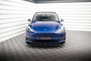 Matte Black - Maxton Design Front Splitter V.2 Tesla Model Y Front Lip