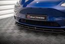 Maxton Design Front Splitter for V.2 Tesla Model Y Front Lip