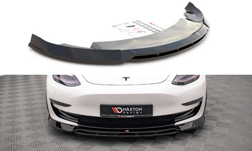 Maxton Design Front Splitter for V.3 Tesla Model 3 Front Lip