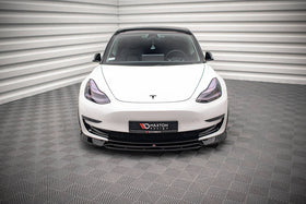Maxton Design Front Splitter for V.3 Tesla Model 3 Front Lip