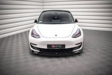 Maxton Design Front Splitter for V.3 Tesla Model 3 Front Lip