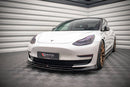 Maxton Design Front Splitter for V.3 Tesla Model 3 Front Lip